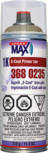 SprayMax 3680235 1K E-Coat Primer, Tan - 318g