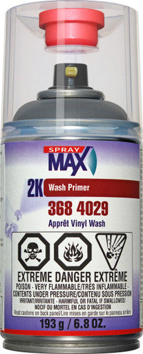 SprayMax 3684029 2K Wash Primer, Olive Gray - 250mL