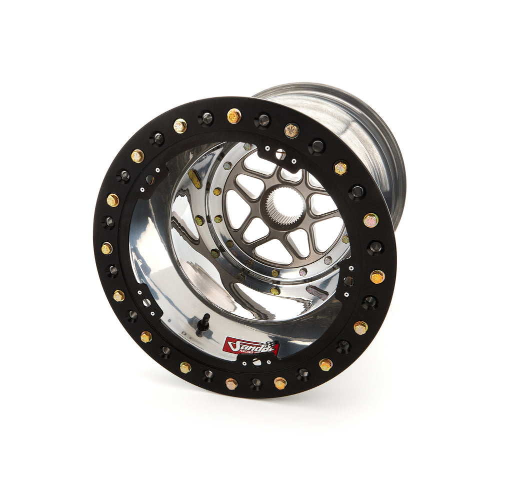 SANDER ENGINEERING S15-185-SO2 Sprint Wheel 15x18 5in BS Outside Lock W/Cover