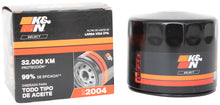 Load image into Gallery viewer, K&amp;N SO-2004 Oil Filter; Spin-On for Select Alfa Romeo 164, Alfa Romeo Alfetta, Alfa Romeo Berlina, Alfa Romeo GT Veloce, Alfa Romeo GTV-6, Alfa Romeo Milano, Alfa Romeo Spider, Alfa Romeo Sport, Alfa Romeo Sprint, Aston Martin Lagonda, Bertone X-1/9,