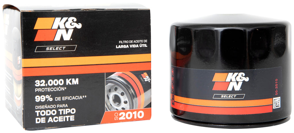 K&N SO-2010 Oil Filter; Spin-On for Select Chrysler 300, Chrysler Aspen, Chrysler Cirrus, Chrysler Sebring, Dodge Avenger, Dodge Caliber, Dodge Challenger, Dodge Charger, Dodge Dakota, Dodge Durango, Dodge Magnum, Dodge Ram 1500, Dodge Ram 2500, Dodge