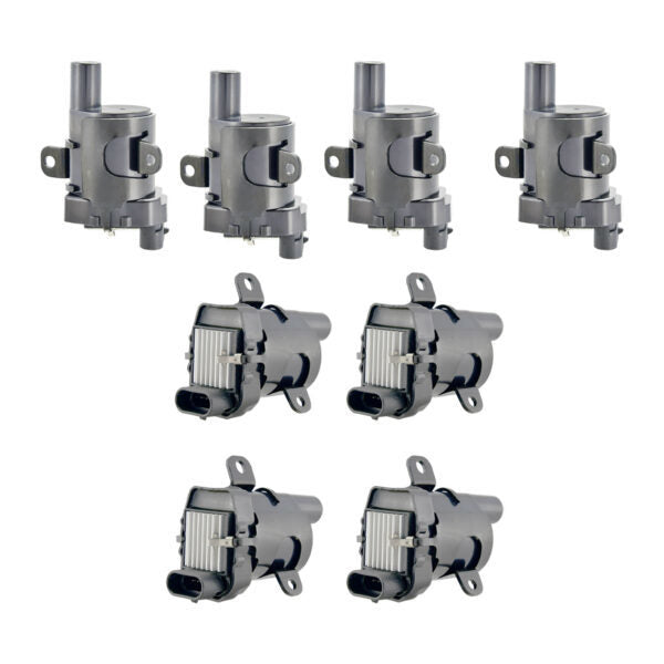 SPECIALTY PRODUCTS COMPANY 3011BK Ignition Coil Blk GM LS2 Truck Set of 8