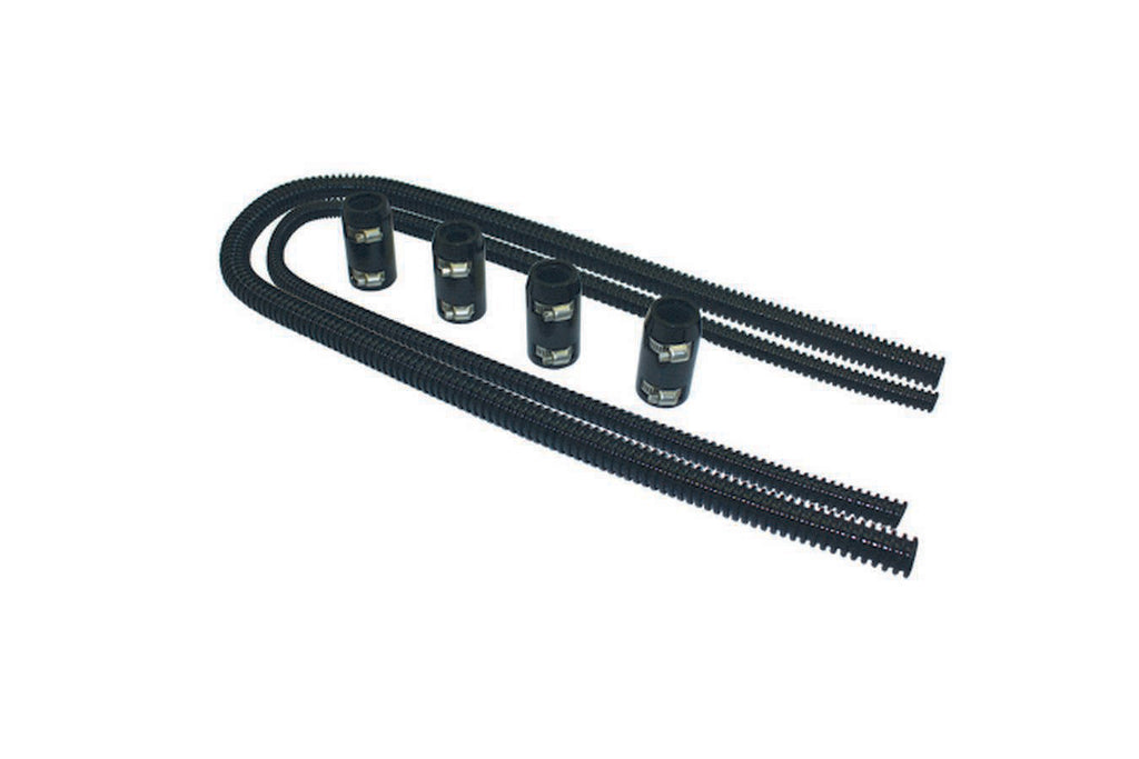 SPECIALTY PRODUCTS COMPANY 6455 Heater Hose Kit  44in Wi th Aluminum Caps Black