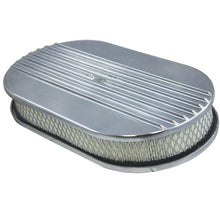 Load image into Gallery viewer, SPECIALTY PRODUCTS COMPANY 6491 Air Cleaner Kit  15in X 2in Oval Half Finned Top