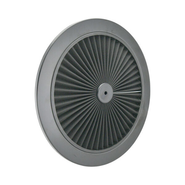 SPECIALTY PRODUCTS COMPANY 7110ABK Air Cleaner Top 14in Flow-Thru Black Filter
