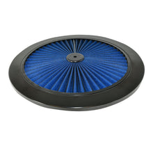 Load image into Gallery viewer, SPECIALTY PRODUCTS COMPANY 7110ABL Air Cleaner Top 14in Flow-Thru Blue Filter