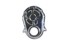 Load image into Gallery viewer, SPECIALTY PRODUCTS COMPANY 7221 BBC Steel Timing Chain Cover Chrome