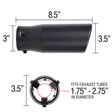 Load image into Gallery viewer, Exhaust-Tip-3-12In.-Od--Slant---Black