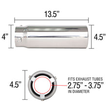 Load image into Gallery viewer, Exhaust-Tip-4-12In.-Od--Pencil