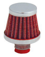 Load image into Gallery viewer, Breather-Filter-10Mm-Flange--2In.-Od--1-34In.-Height---Red