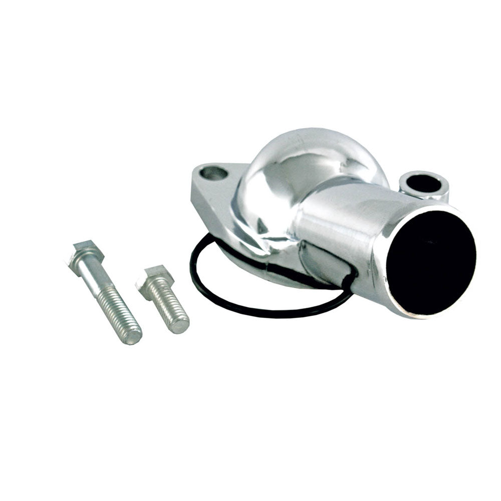 6673-Chevy-Models-Water-Neck-(Incl-2-Bolts--1-Oring)-Aluminum-Chrom