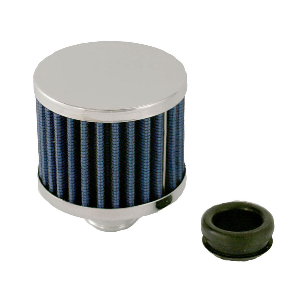 Push-In-Breather-Filter---Blue