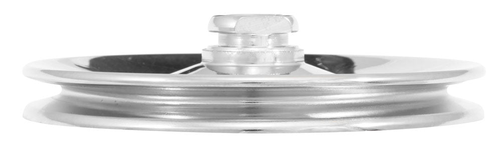 Gm-(WKeyway-Style-Pump-Through-1984)-Single-Power-Steering-Pulley-5-34In.-Dia.---Chrome