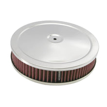 Load image into Gallery viewer, Hpr-Round-Air-Cleaner-9In.-X-2In.---ChromeRed