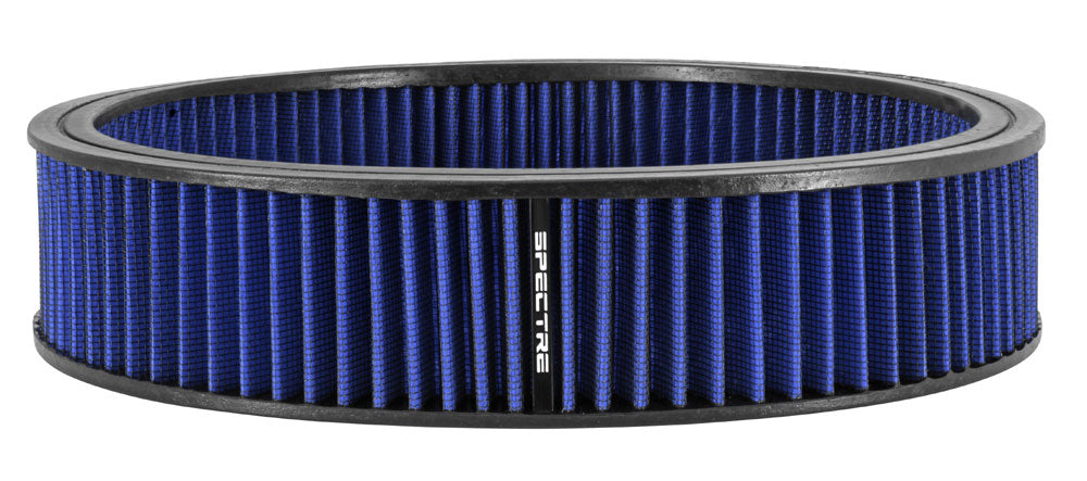 6585-Chevy-Models-Hi-Flow-Round-Air-Filter-14In-Od-X-12.406-Id-X-3In-Blu