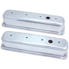 Load image into Gallery viewer, Sb-Chevy-Center-Bolt-Tall-Valve-Cover-Set---Polished-Aluminum
