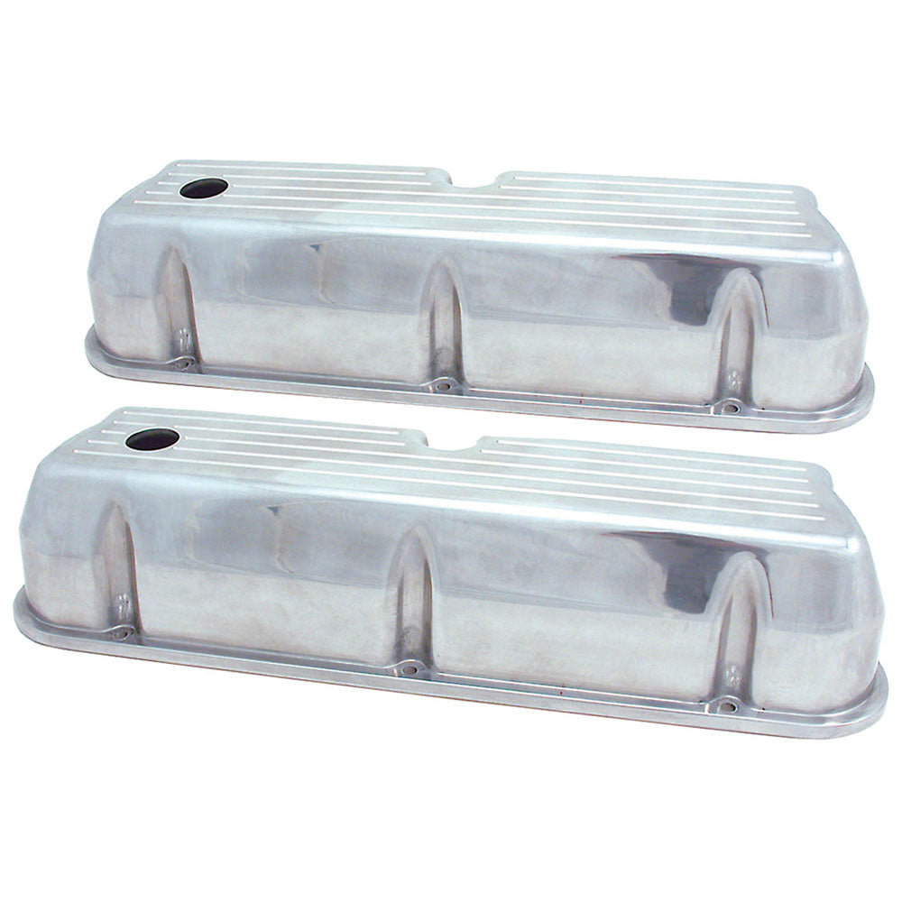 Sb-Ford-Tall-Ball-Milled-Valve-Cover-Set---Polished-Aluminum