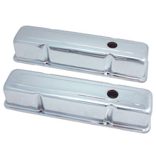 Load image into Gallery viewer, 5886-Sbc-Models-Valve-Cover-Set-Chrome-Steel-2-P