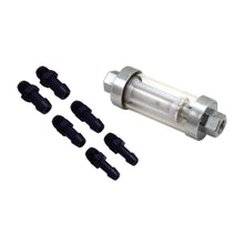 Load image into Gallery viewer, Premium-Clearview-Fuel-Filter-(Incl.-14In.--516In.--38In.-Barb-Fittings)