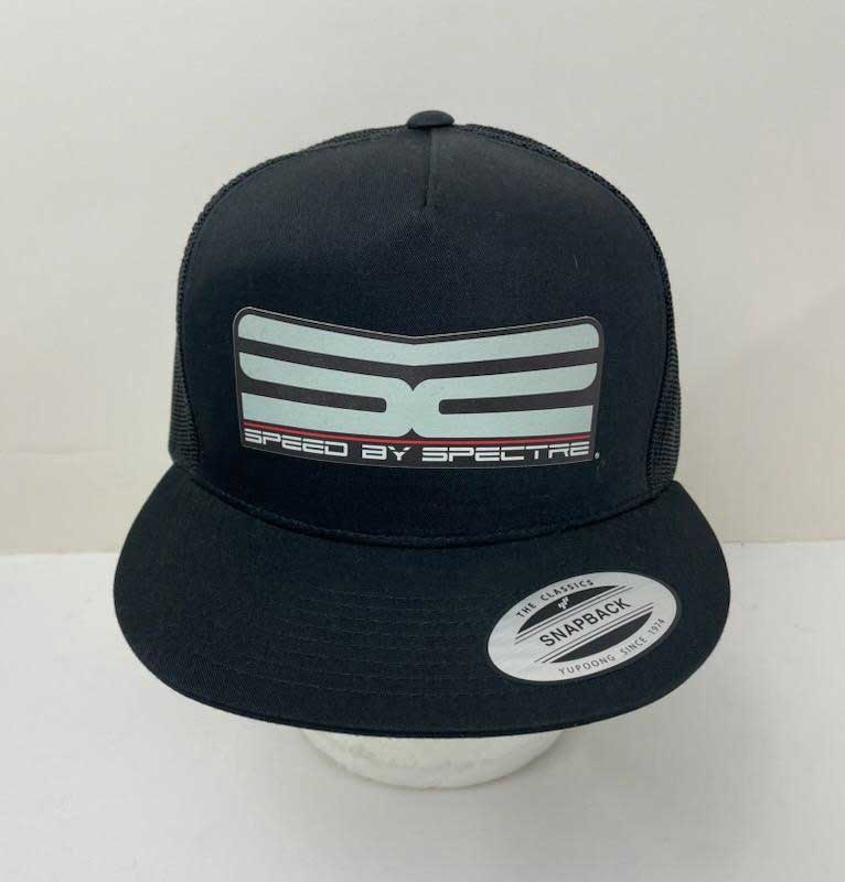 Hat;-Black,-Speed-By-Spectre-Ss,-Trucker-Mesh-Snapback