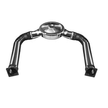 Load image into Gallery viewer, Air-Box-Kit-14In.--Dual-135-Degree-Inlets---Chrome-WBlack-Ducts