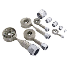 Load image into Gallery viewer, Magnabraid-304Ss-Braided-Sleeving-Kit---Chrome-End-Caps
