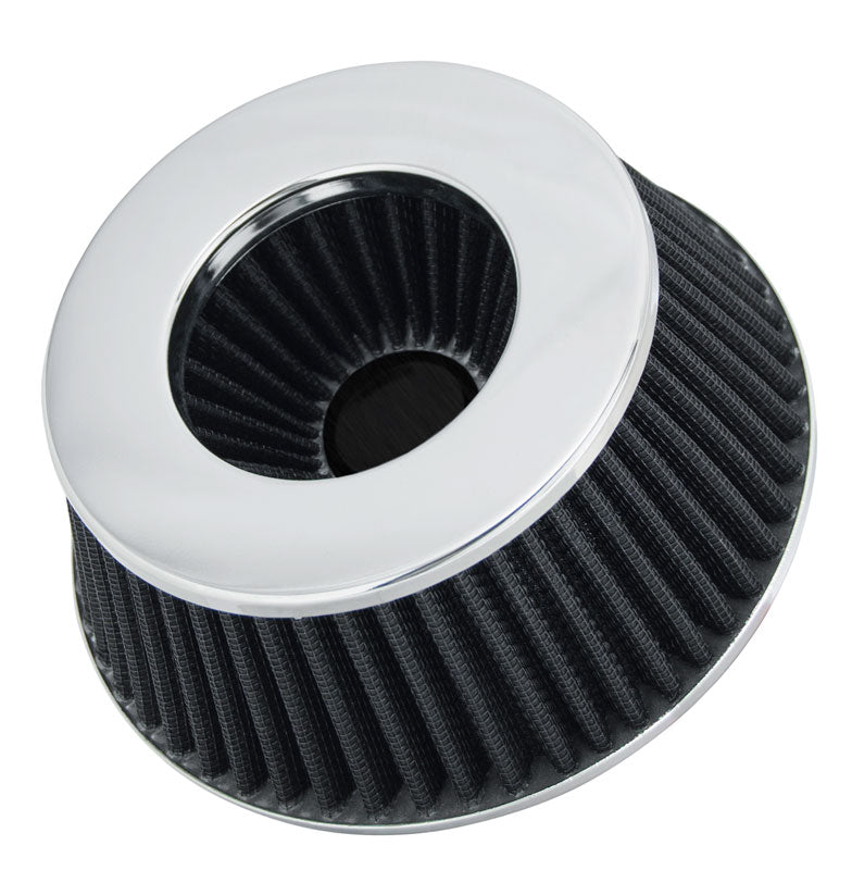Adjustable-Conical-Air-Filter-2-12In.-Tall-(Fits-3In.--3-12In.--4In.-Tubes)---Black