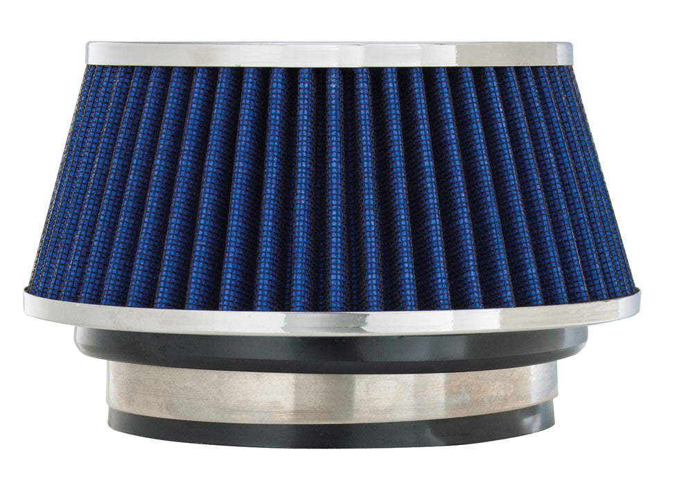 Adjustable-Conical-Air-Filter-2-12In.-Tall-(Fits-3In.--3-12In.--4In.-Tubes)---Blue
