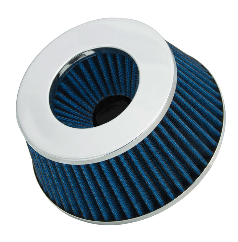 Adjustable-Conical-Air-Filter-2-12In.-Tall-(Fits-3In.--3-12In.--4In.-Tubes)---Blue