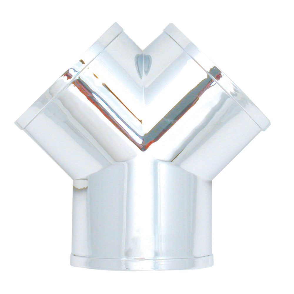 Intake-Tube-(Y-Pipe)-3In.-Od---Chrome