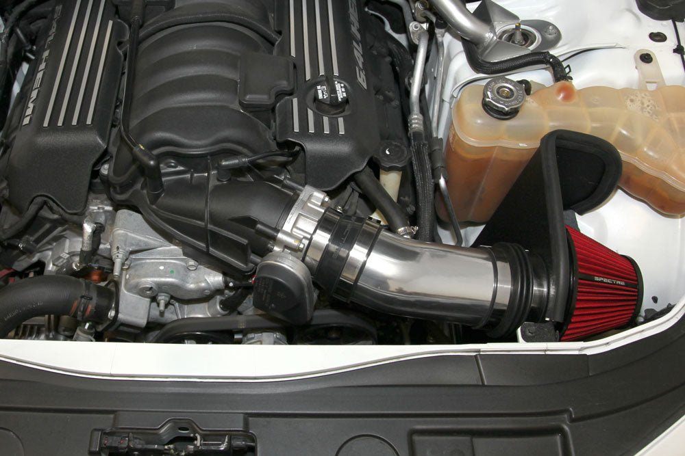 11-14-ChallengerCharger-V8-6.4L-FI-Air-Intake-Kit---Polished-WRed-Filter