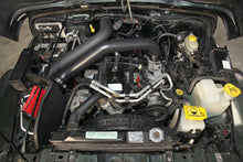 Load image into Gallery viewer, 97-06-Jeep-Wrangler-L6-4.0L-FI-Air-Intake-Kit---Tex.-Black-WRed-Filter
