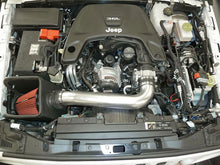 Load image into Gallery viewer, 2018-Jeep-Wrangler-V6-3.6L-FI-Air-Intake-Kit---Polished-WRed-Filter