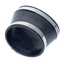 Load image into Gallery viewer, Oval-To-Round-Coupler-4In.-(Pvc)---Black
