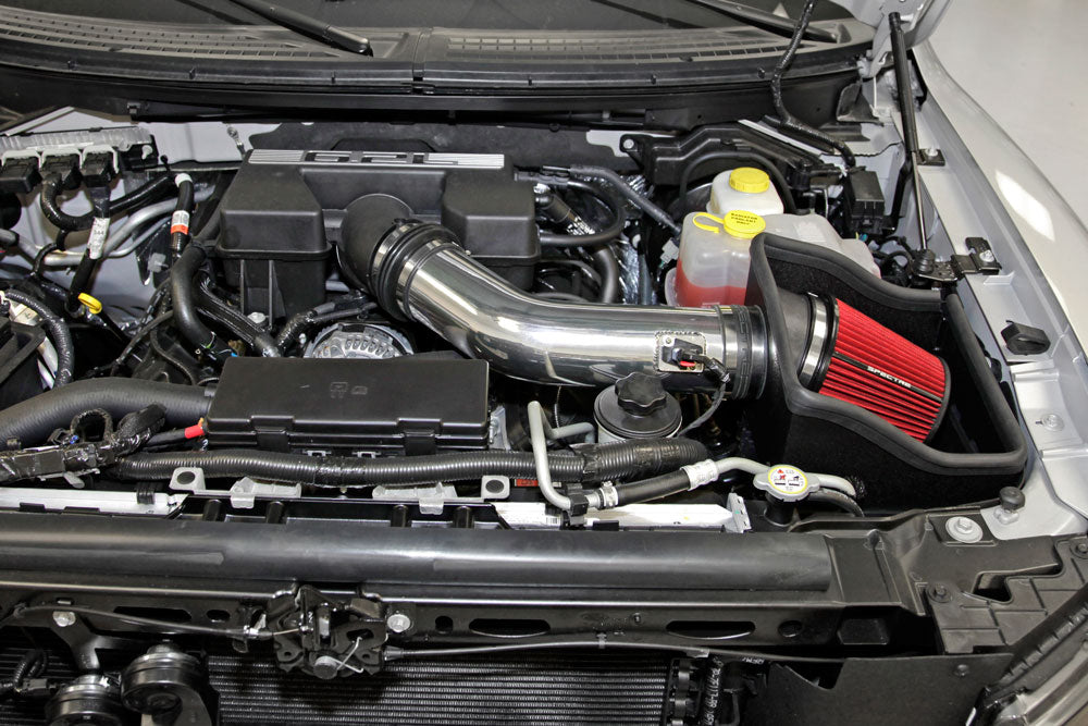 11-14-Ford-F150-Svt-Raptor-V8-6.2L-FI-Air-Intake-Kit---Polished-WRed-Filter