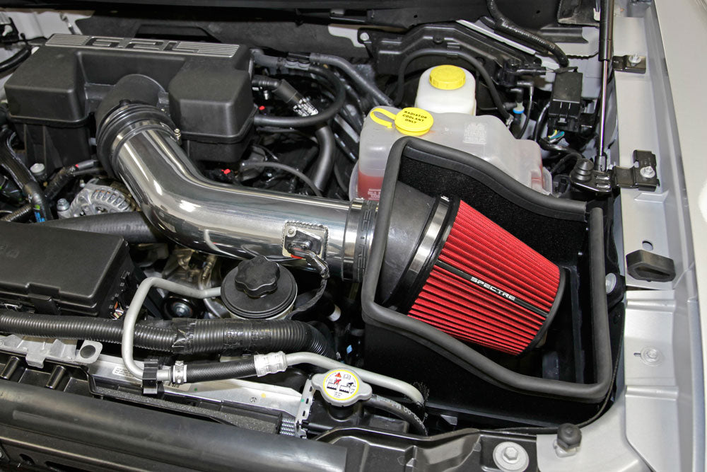 11-14-Ford-F150-Svt-Raptor-V8-6.2L-FI-Air-Intake-Kit---Polished-WRed-Filter