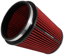 Load image into Gallery viewer, Hpr-Conical-Air-Filter-6In.-Flange-Id--7.719In.-Base-Od--8.5In.-Tall---Red