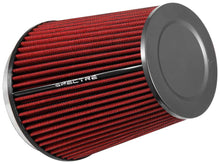 Load image into Gallery viewer, Hpr-Conical-Air-Filter-6In.-Flange-Id--7.719In.-Base-Od--8.5In.-Tall---Red