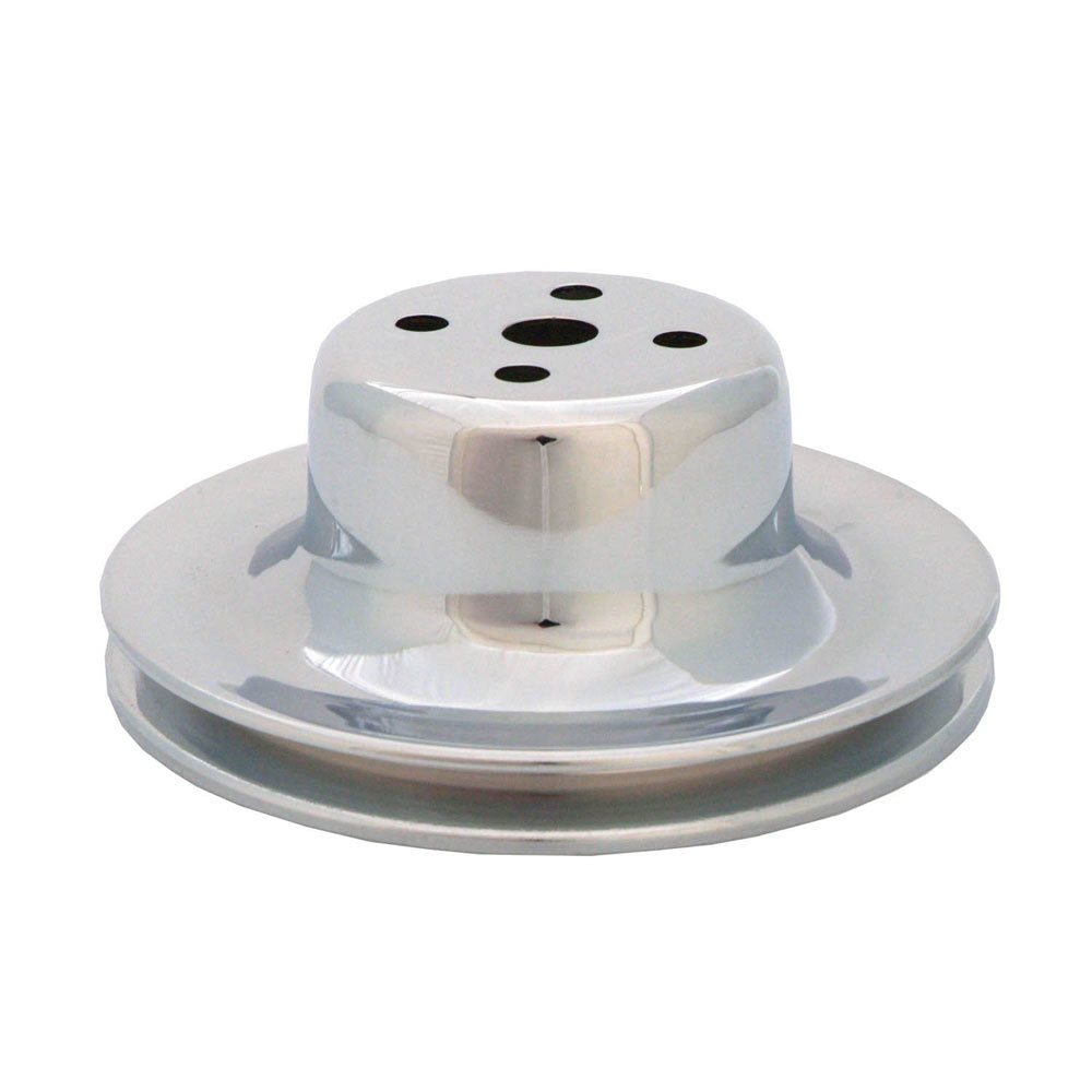 SPECTRE 4491 Pulley; Ford 65-66 289 Single Upper Chrome