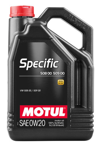 Motul 107384 Specific 508 00 509 00 0W20 Synthetic Engine Oil - 5L