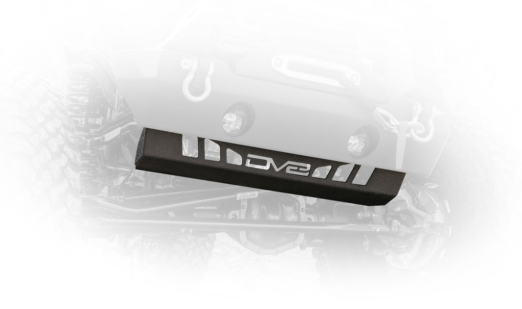 DV8 Offroad SPJL-01 Front Sway Bar Disconnect Skid Plate for Select Jeep Wrangler