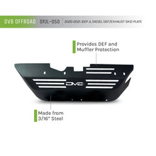 Load image into Gallery viewer, DV8 Offroad SPJL-05D SPJL-05D 20-22 JEEP WRANGLER JL DIESEL DEF TANK / EXHAUST MUFFLER SKID PLATE for Select Jeep Wrangler