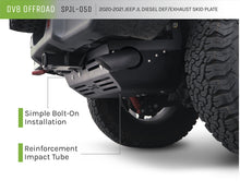 Load image into Gallery viewer, DV8 Offroad SPJL-05D SPJL-05D 20-22 JEEP WRANGLER JL DIESEL DEF TANK / EXHAUST MUFFLER SKID PLATE for Select Jeep Wrangler