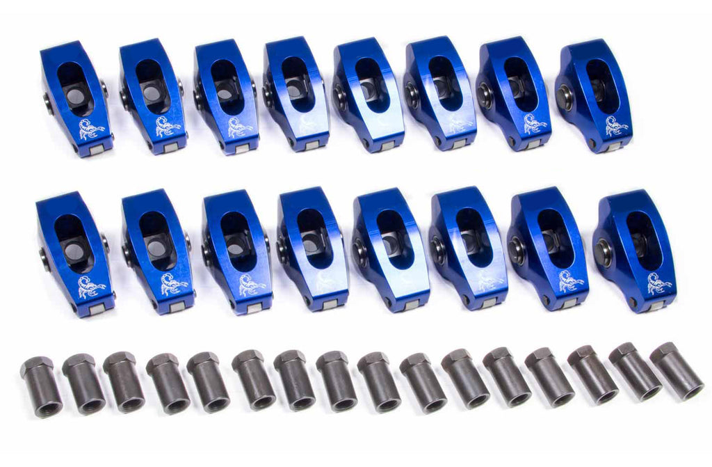 SCORPION PERFORMANCE 3028 SBC Roller Rocker Arms 1.5/1.6 Ratio 7/16 Stud