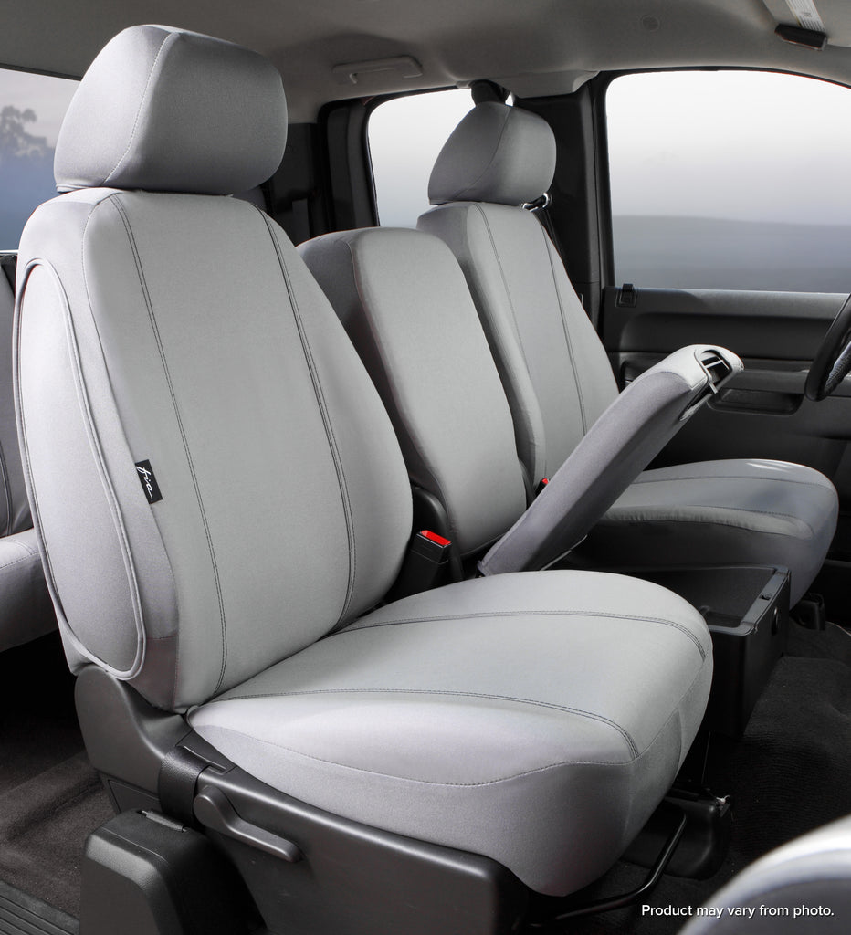 FIA SP89-42 GRAY SP80 Series - Seat Protector Poly-Cotton Custom Fit Front Seat Cover - Gray for Select Toyota Tundra