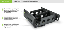 Load image into Gallery viewer, DV8 Offroad SRGL-01 Bedside Rock Slider; Pair for Select Jeep Gladiator