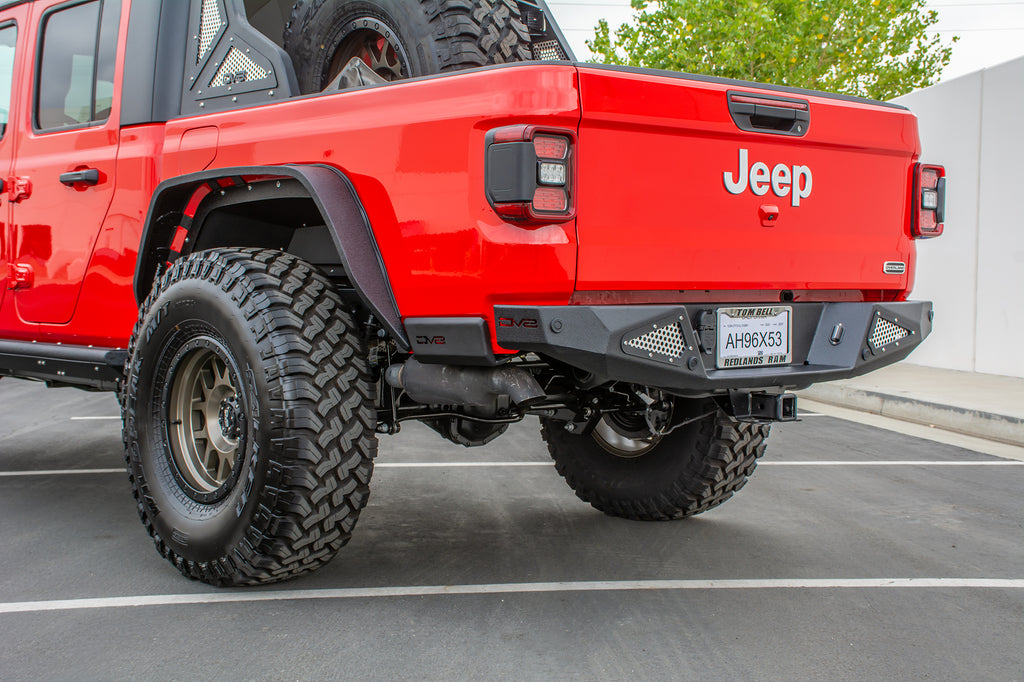 DV8 Offroad SRGL-01 Bedside Rock Slider; Pair for Select Jeep Gladiator
