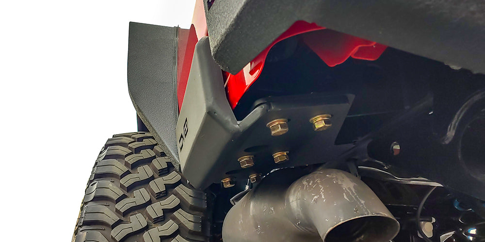 DV8 Offroad SRGL-01 Bedside Rock Slider; Pair for Select Jeep Gladiator