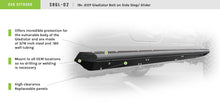Load image into Gallery viewer, DV8 Offroad SRGL-02 Rock Slider with Step; Pair for Select Jeep Gladiator
