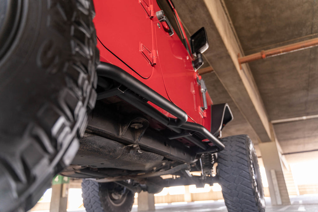 DV8 Offroad SRJK-08 4-Door Jeep Wrangler JK OE Plus Side Steps